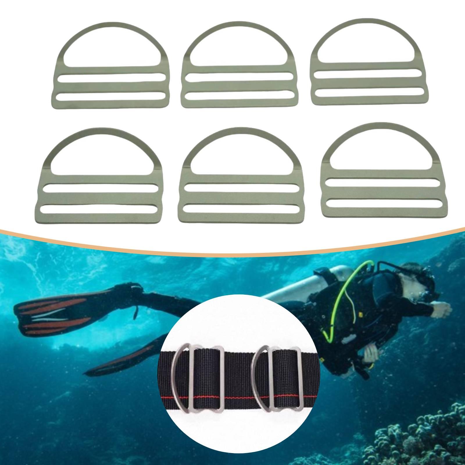 Dive Weight Belt - 6개 다이빙 웨이트 링 다이빙 D
