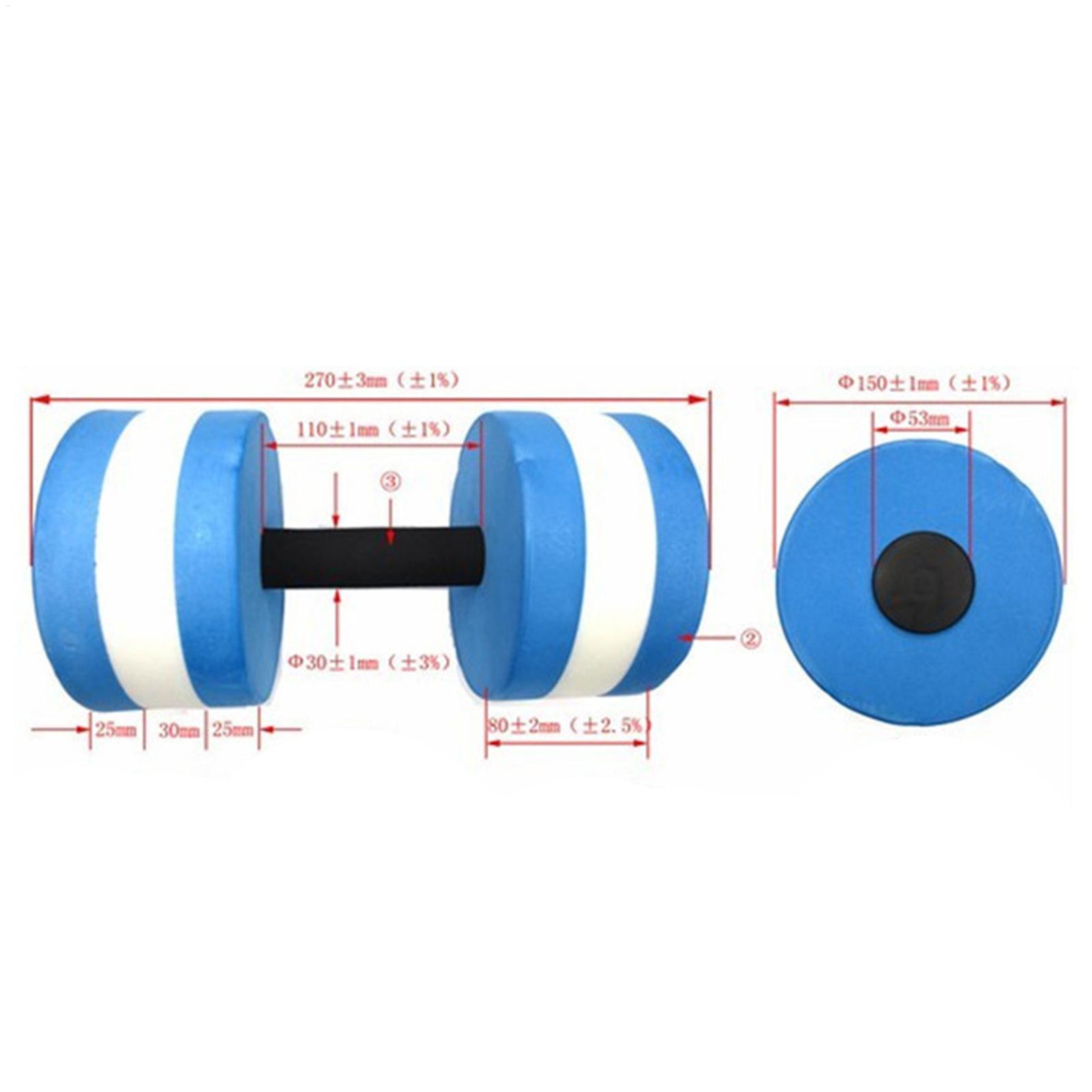 1/2pcs EVA 워터 덤벨 풀 운동 플로팅 덤벨 수 - Aquatic Sports Types 리뷰 및 가격